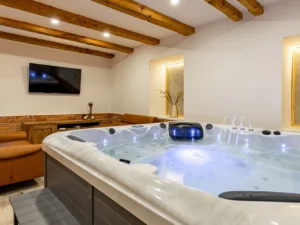 Apartmán s vlastní vířivkou a saunou u Křivoklátska