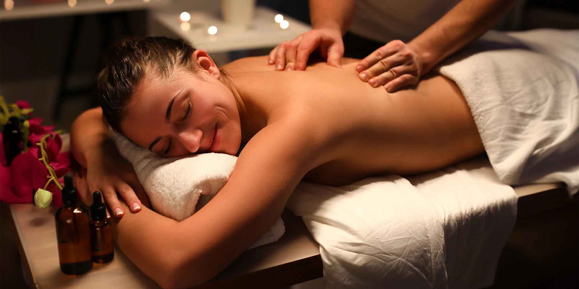 60min. masáž: aroma, Bali nebo záda a šíje