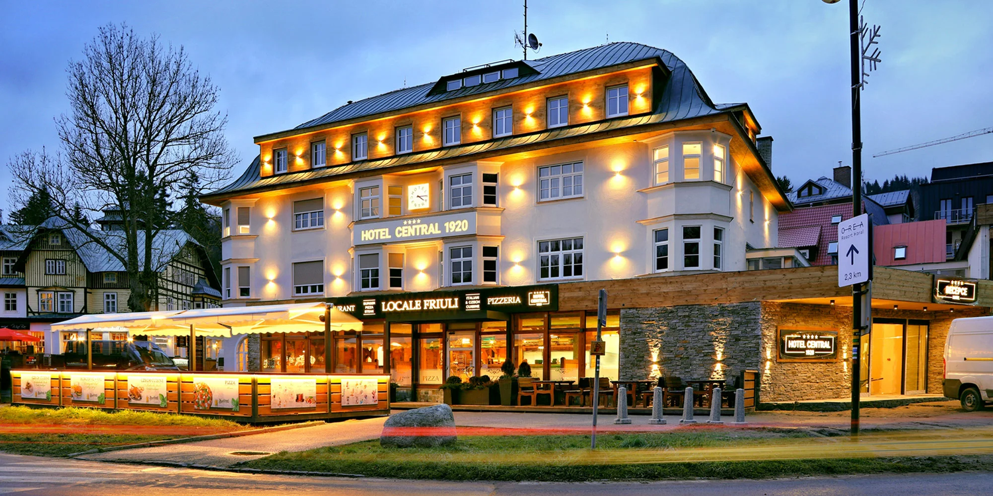 Pobyt v centru Špindlu se snídaní či polopenzí