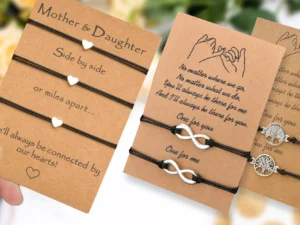 Náramky přátelství, z lásky nebo pro maminky a dcery