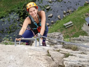 Kurz lezení via ferraty na Bezděčínských skalách