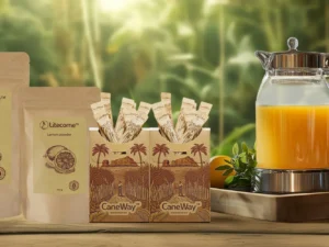 100% přírodní nápoje v prášku a nízkokalorické sladidlo