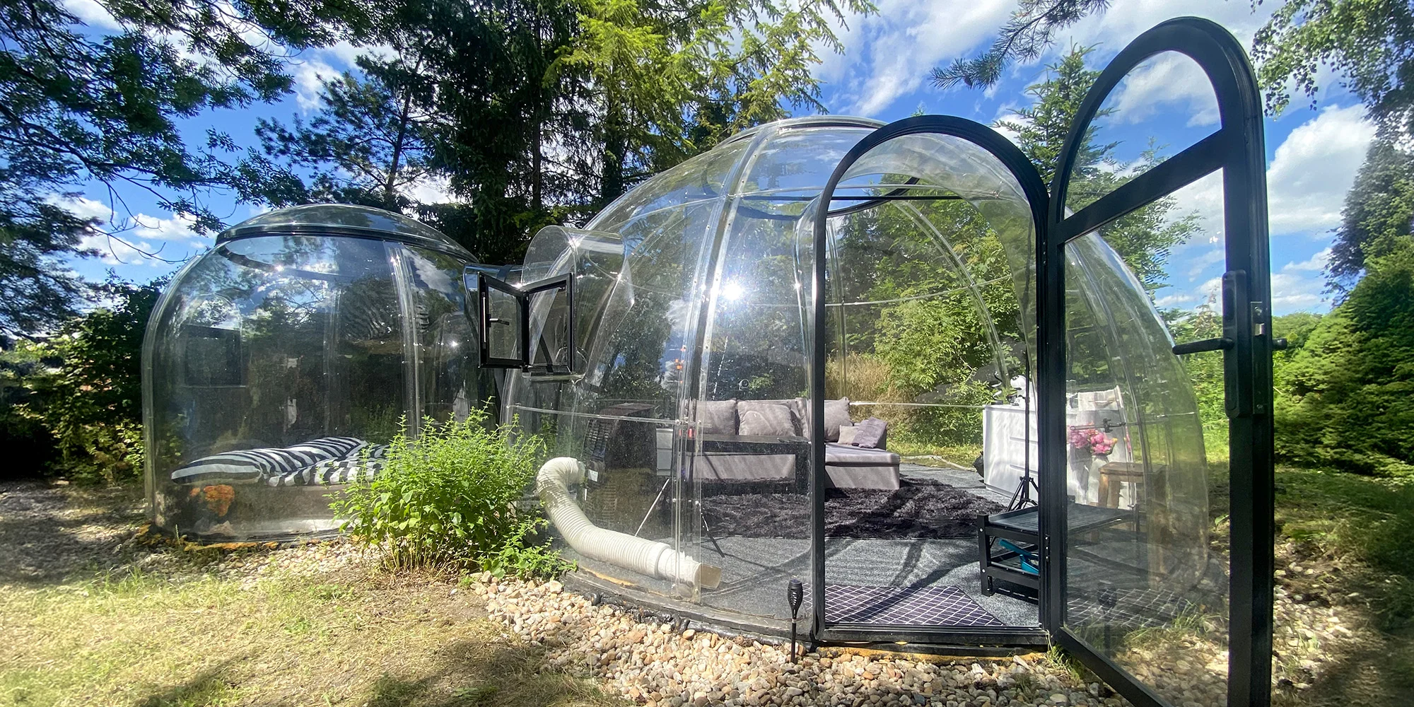 Pobyt se snídaní v bublině s výhledem na hvězdy