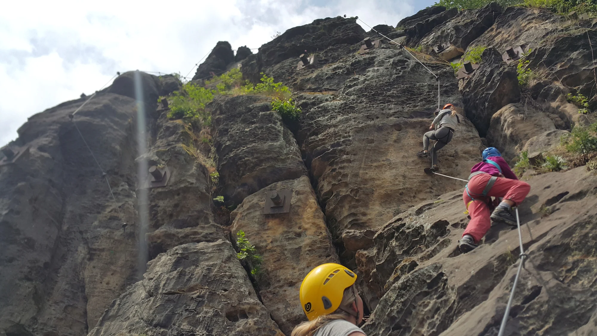 Kurz lezení via ferraty na Bezděčínských skalách - Obrázek 8
