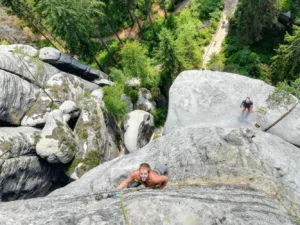 Jednodenní nebo dvoudenní kurz lezení na pískovci