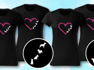 Dámská trička pro milovnice pejsků: různá plemena