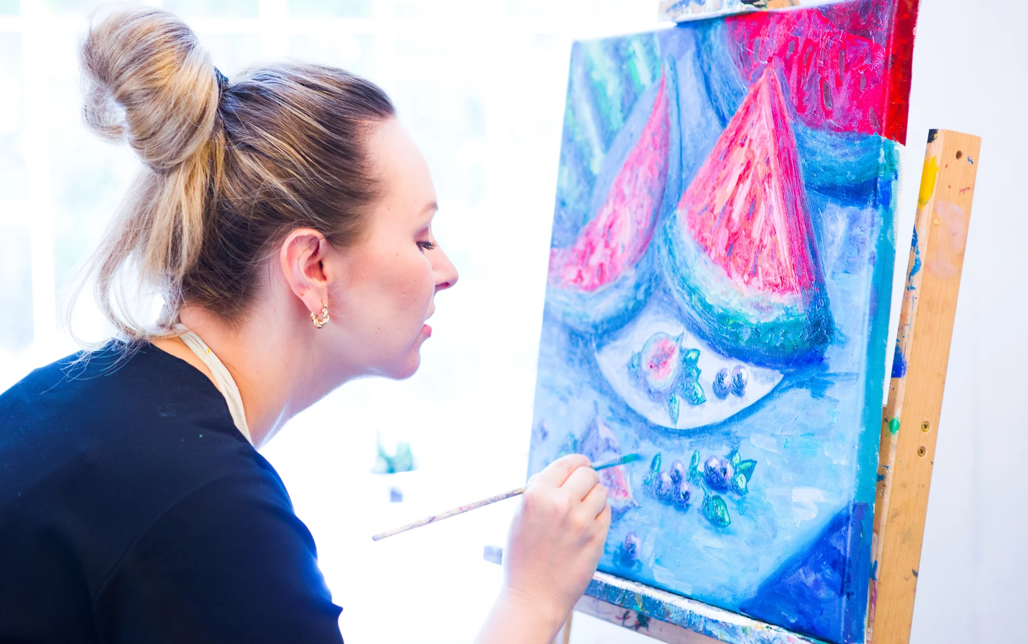 3hod. výtvarný workshop: akvarely i olejomalba - Obrázek 6