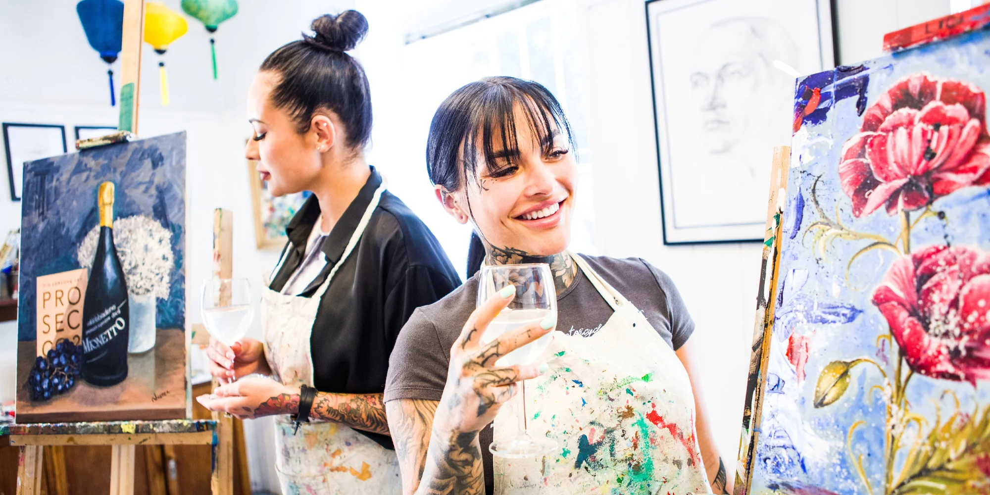 3hod. výtvarný workshop: akvarely i olejomalba - Obrázek 3