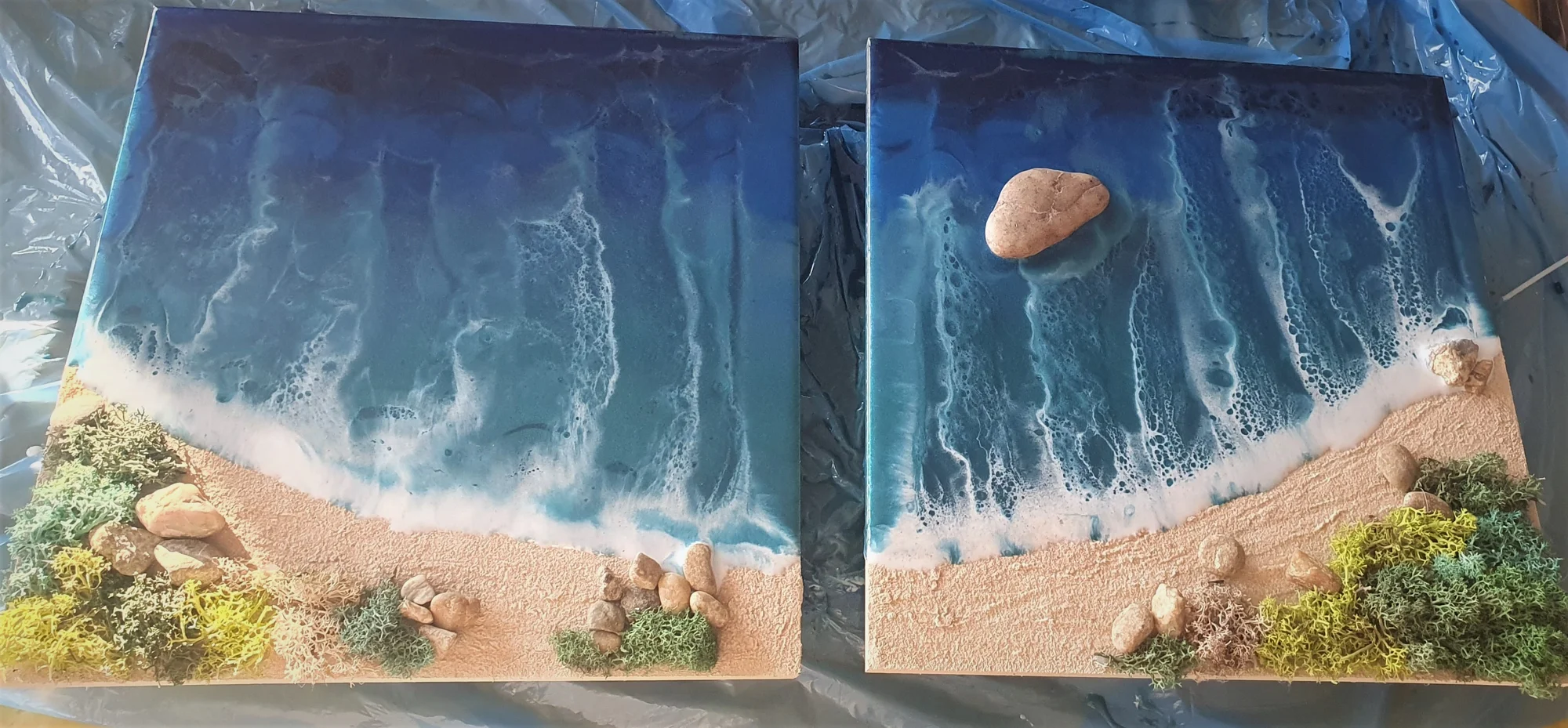 Kurz výroby z pryskyřice: prkénka, podtácky, obrazy - Obrázek 5