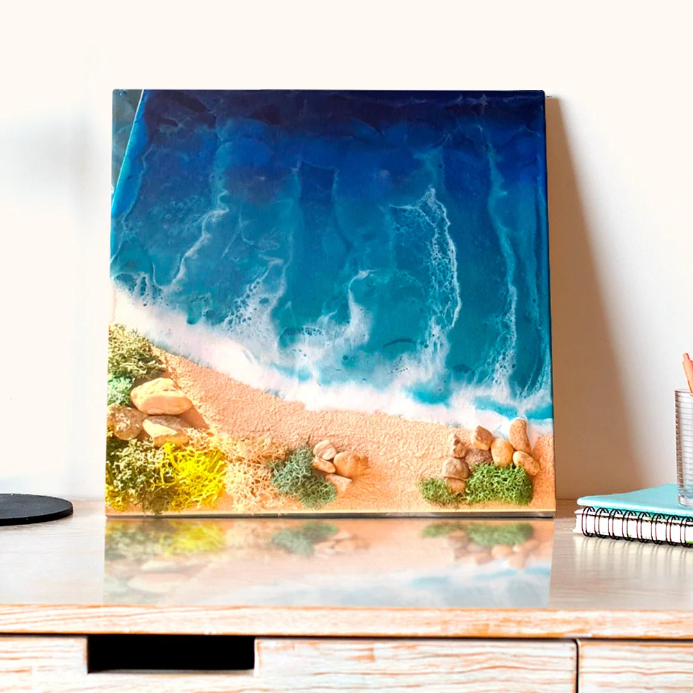 Kurz výroby z pryskyřice: prkénka, podtácky, obrazy - Obrázek 2