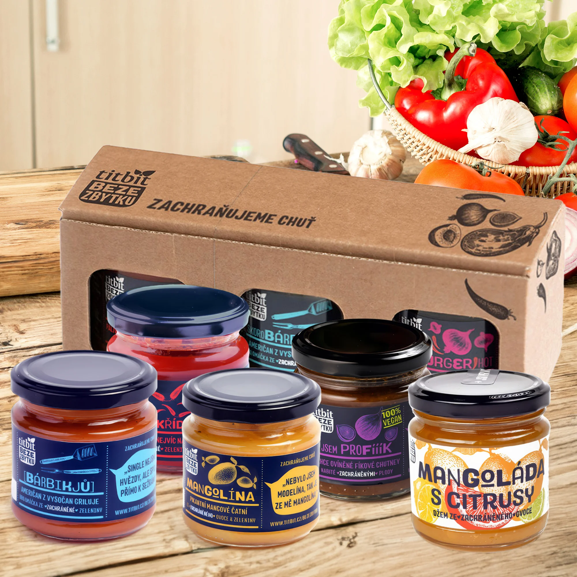 Titbit Beze zbytku: ajvar, chutney, BBQ i dárkové balení - Obrázek 2