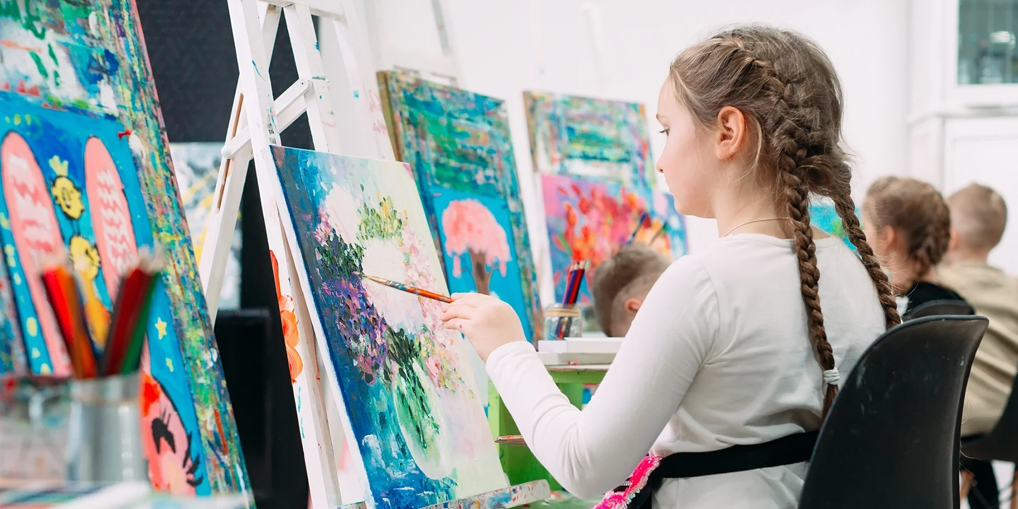 Lekce olejomalby pro děti: 1-5 lekcí včetně pomůcek - Obrázek 5