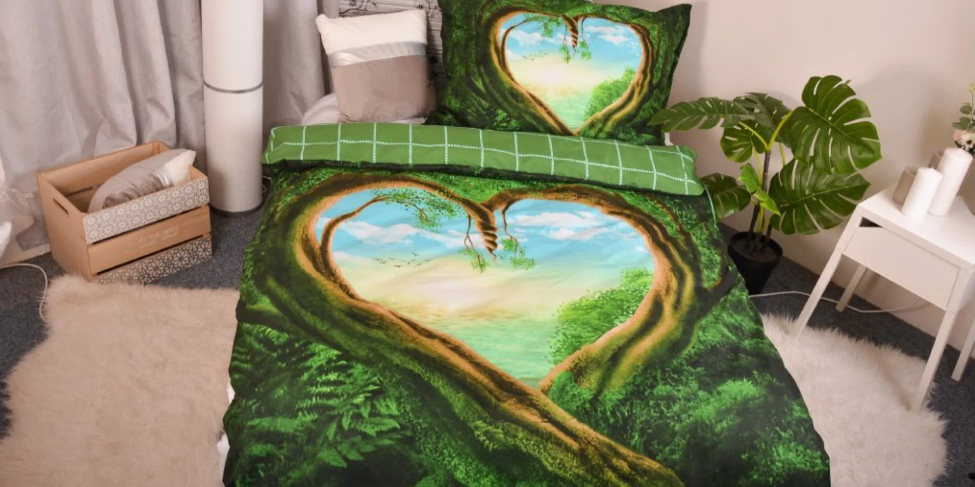 Kvalitní povlečení z mikrovlákna s 3D potiskem