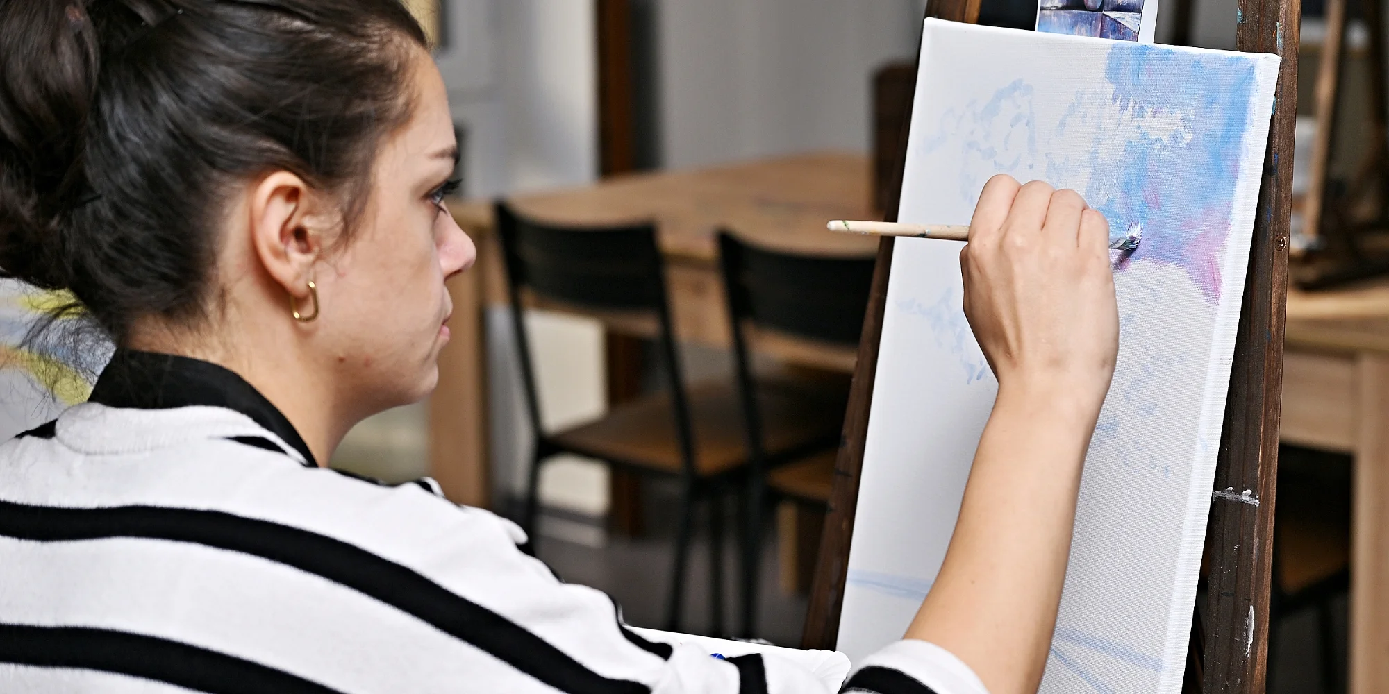 Workshop malování akrylem i za použití plátkového zlata - Obrázek 4