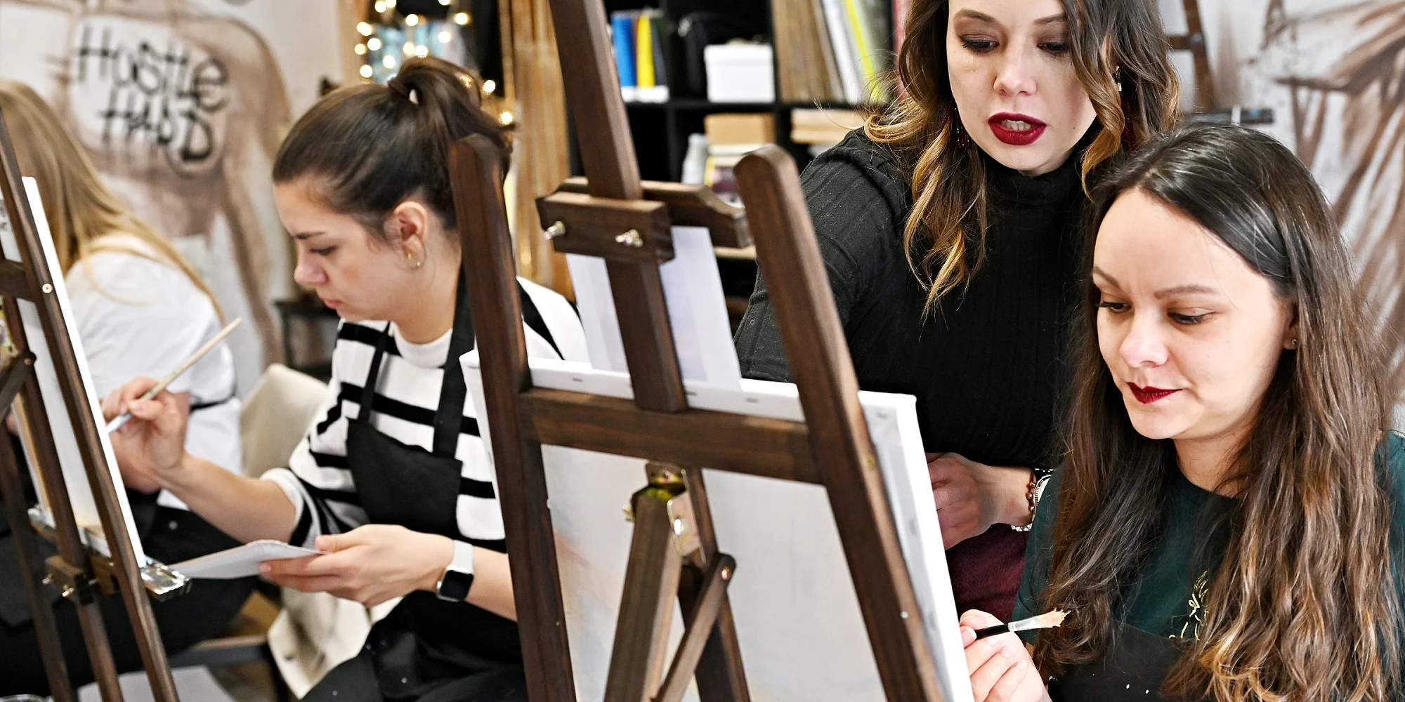 Workshop malování akrylem i za použití plátkového zlata - Obrázek 5