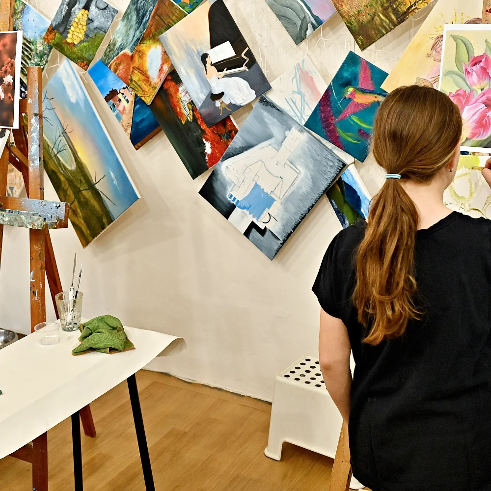 Lekce olejomalby pro děti: 1-5 lekcí včetně pomůcek - Obrázek 2