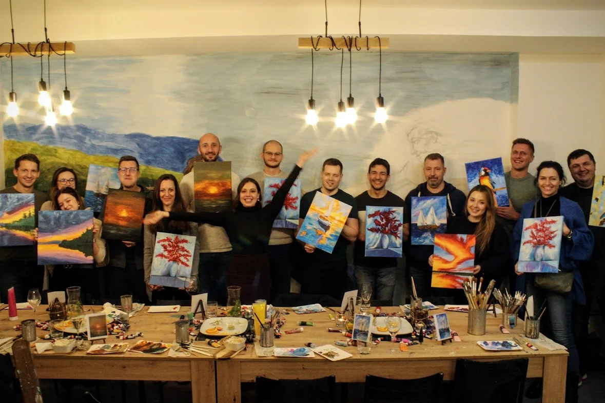 Workshop malování akrylem i za použití plátkového zlata - Obrázek 6