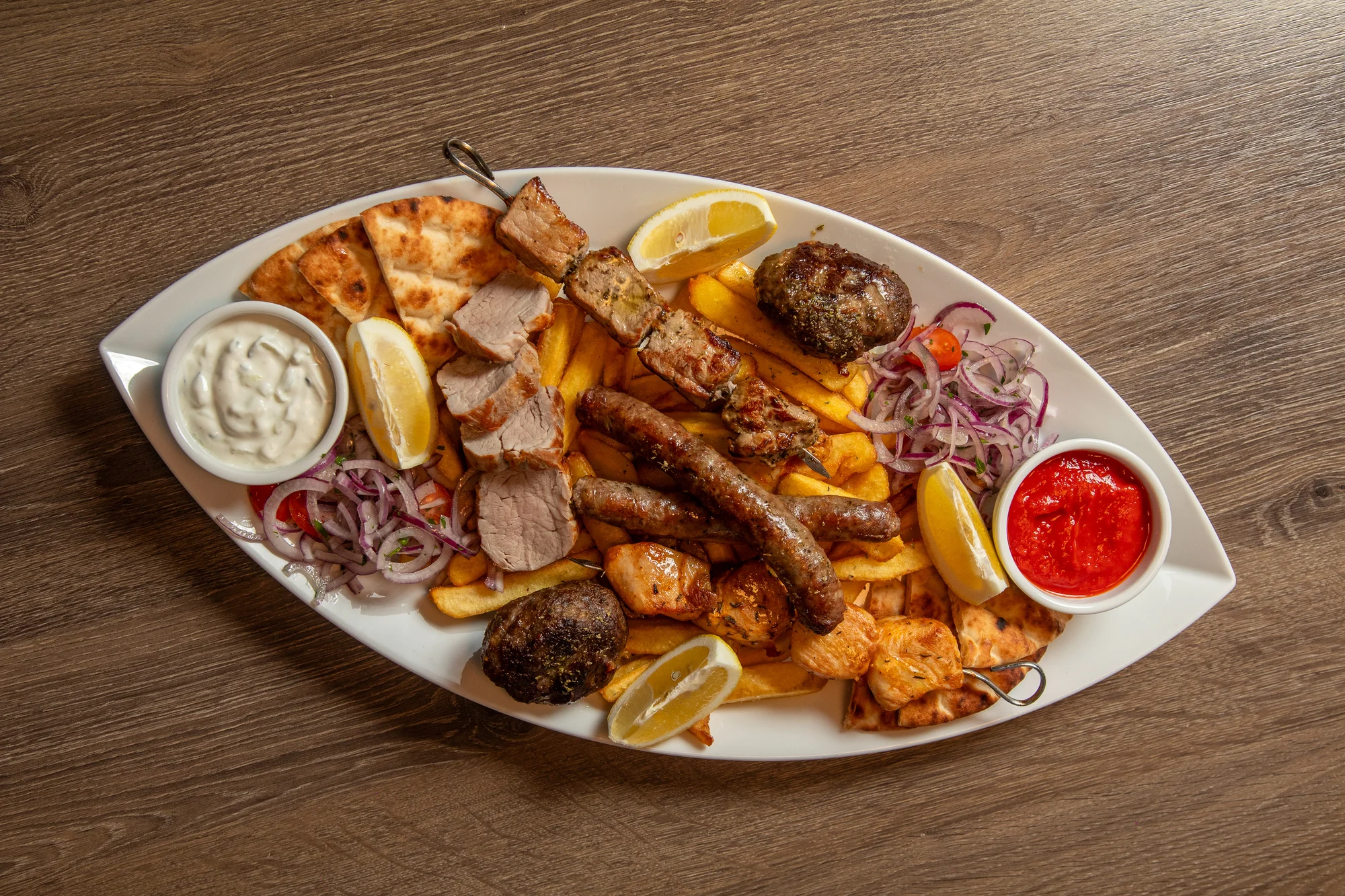 Řecké menu s dezertem a lahví vína pro 2 osoby - Obrázek 6