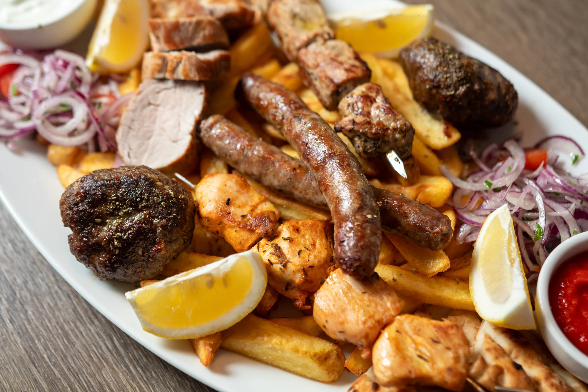 Řecké menu s dezertem a lahví vína pro 2 osoby - Obrázek 9