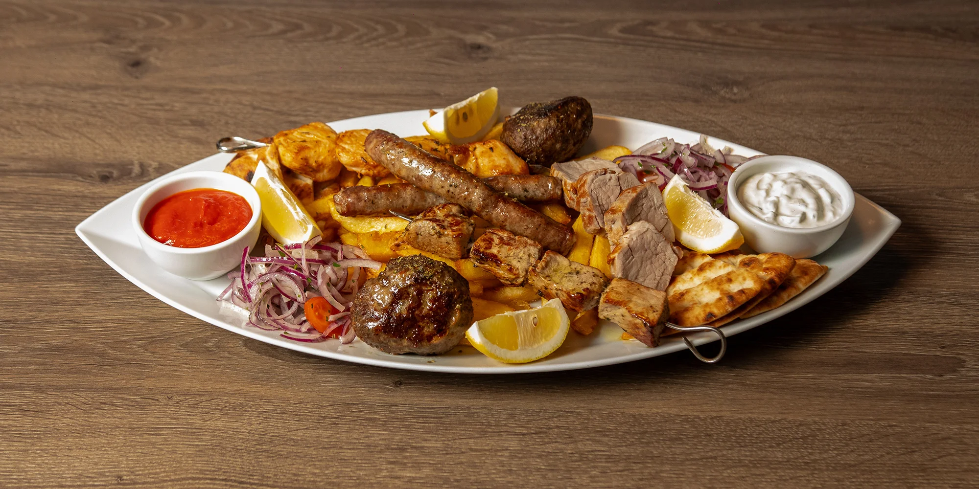 Řecké menu s dezertem a lahví vína pro 2 osoby - Obrázek 5