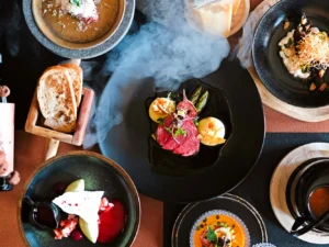 Degustační smoukované menu o 5 chodech pro dva