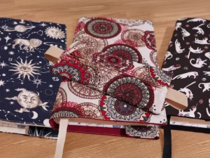 Textilní obaly na knihy a pouzdra: 11 motivů