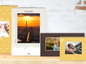 Stolní i nástěnné kalendáře z vlastních fotek