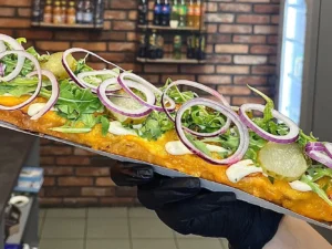 Zapiekanki Tradycyjne: s kuřetem, nivou i BBQ