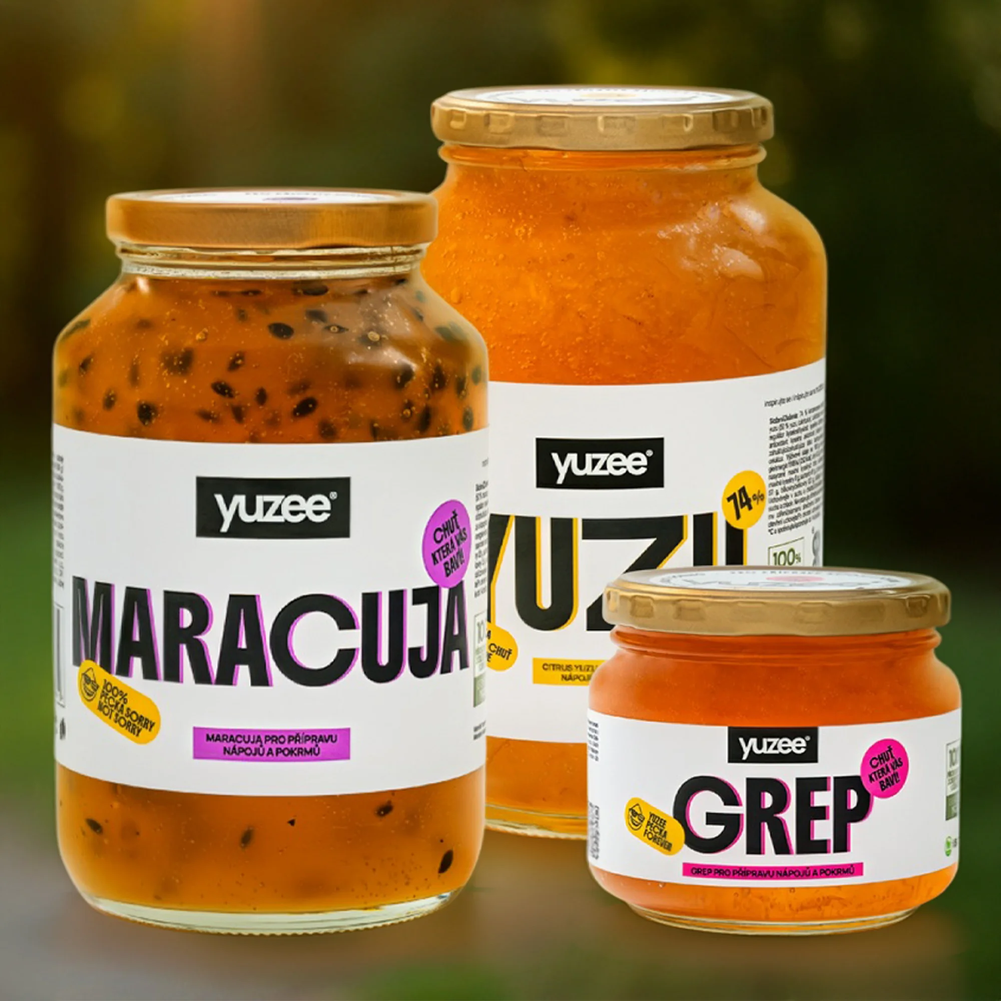 YUZEE: maracuja, zázvor i grep, 550–2000 g - Obrázek 2