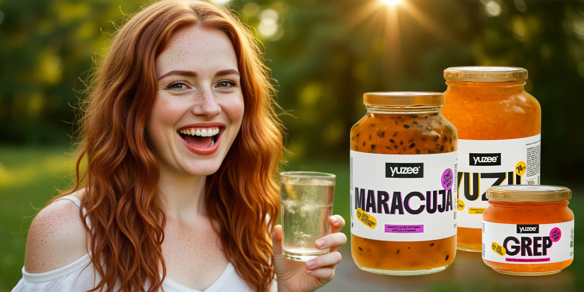 YUZEE: maracuja, zázvor i grep, 550–2000 g