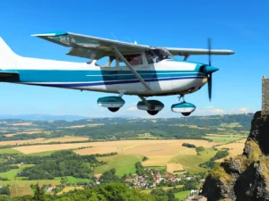 Seznamovací let v letadlech Cessna vč. pilotování
