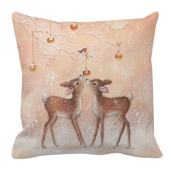 Vánoční a zimní potahy na polštář se zvířátky - Obrázek 6