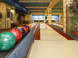 1 nebo 2 hod. bowlingu s jídlem až pro 8 osob