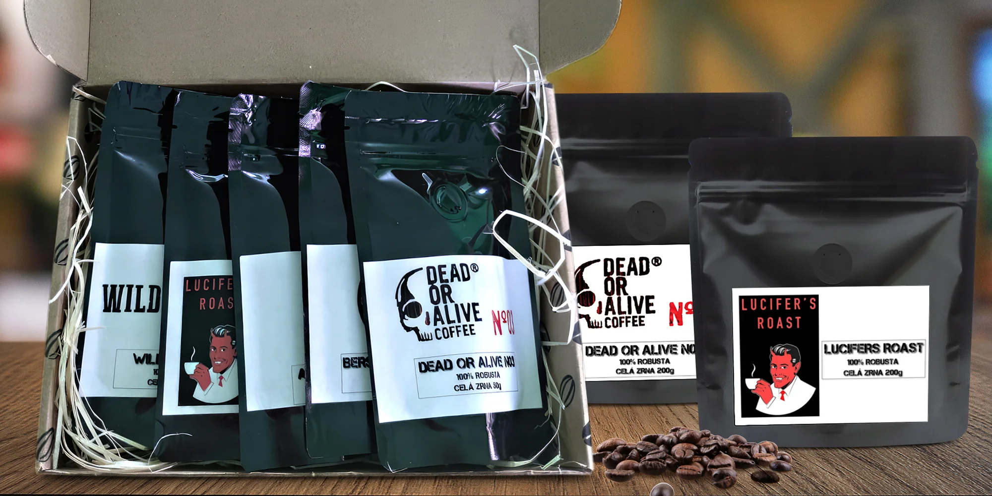 Arabica, robusta i jedna z nejsilnějších káv na světě