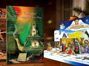 Adventní kalendáře s porcovanými čaji či betlém