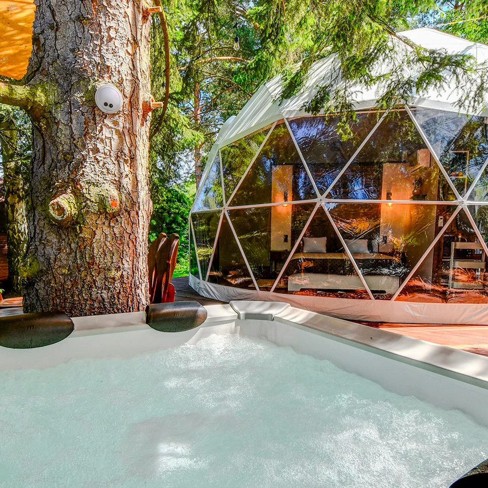 Glamping u pláže na Slapech: snídaně i wellness - Obrázek 2