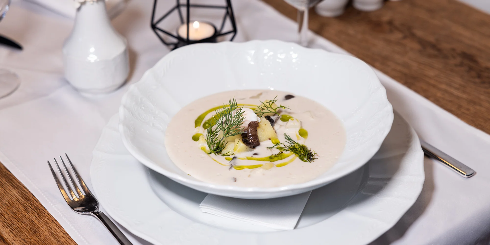 Čtyřchodové menu i vč. nápojů v Krušných horách