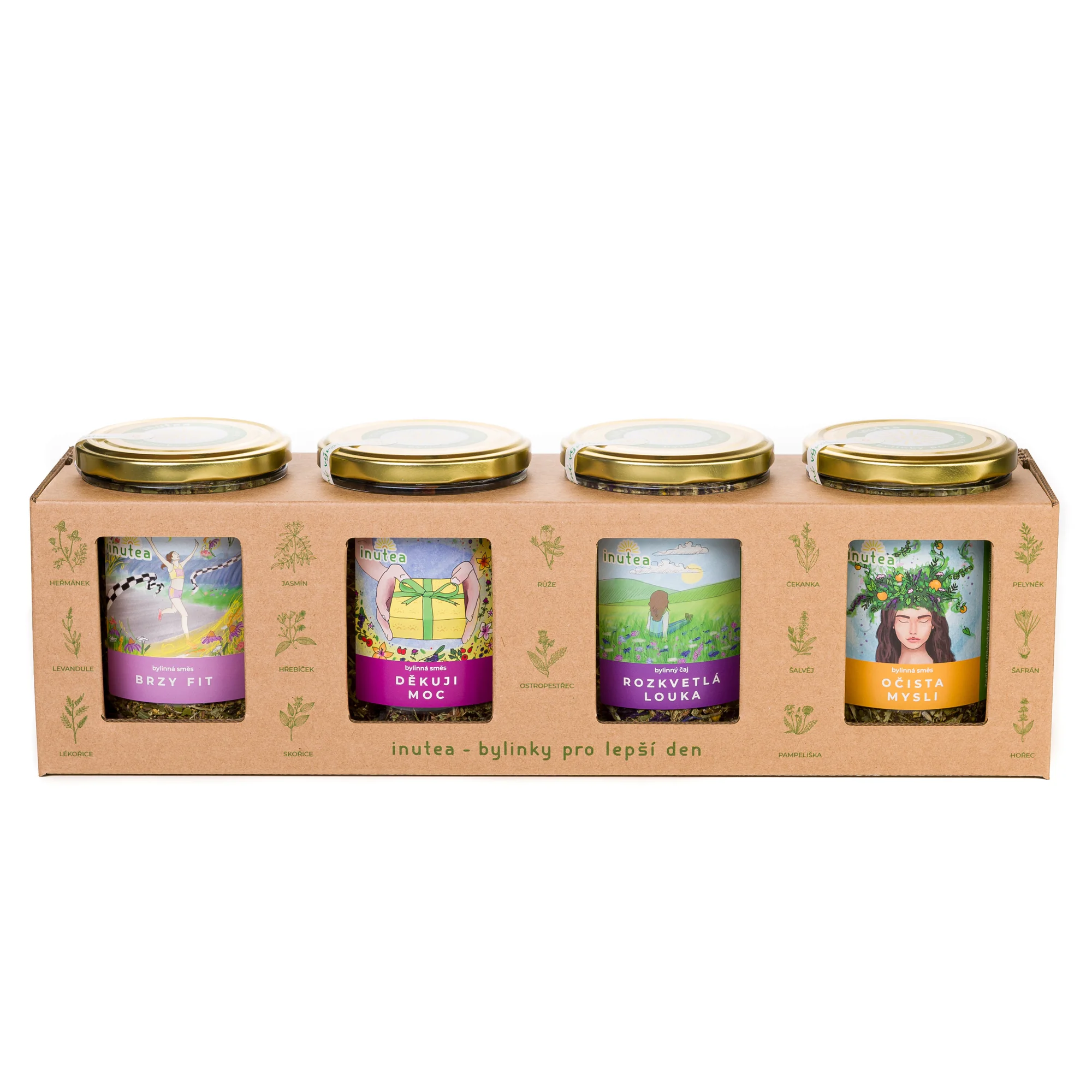 Bylinné a ovocné sypané čaje v dárkovém balení - Obrázek 3