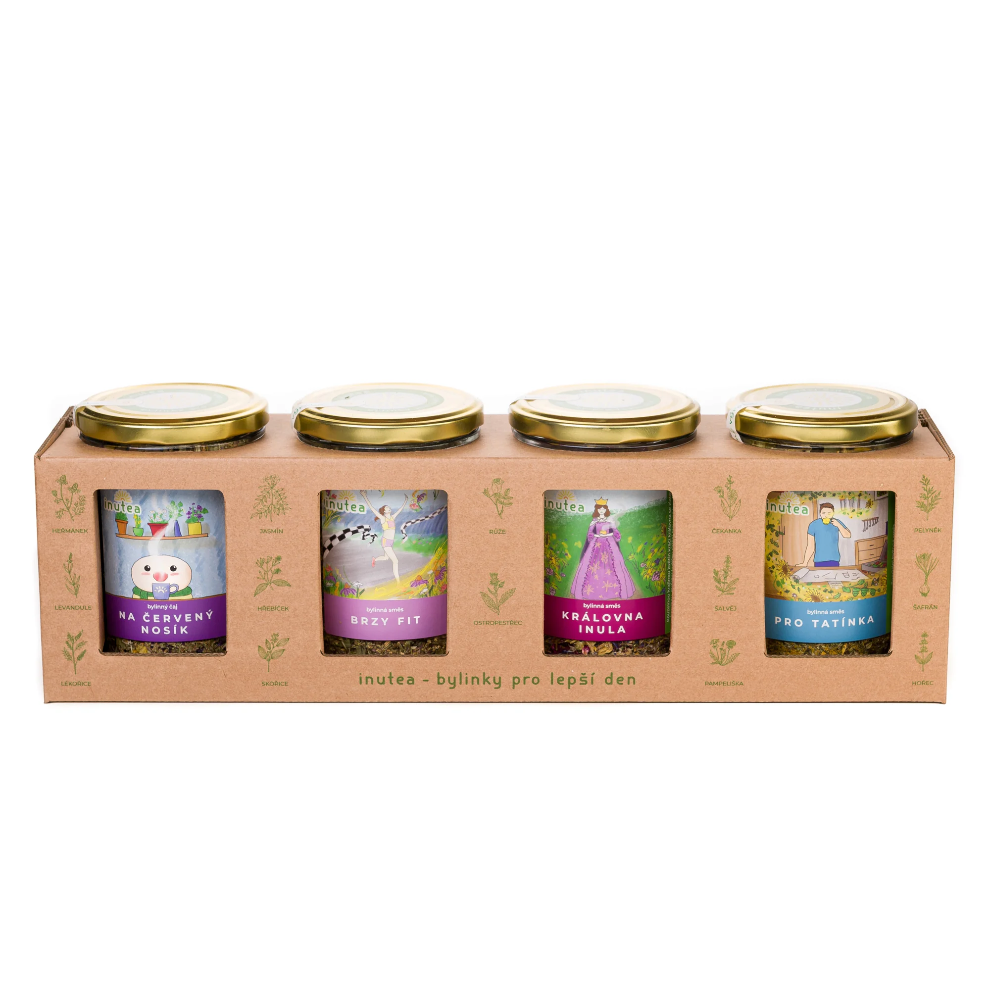 Bylinné a ovocné sypané čaje v dárkovém balení - Obrázek 4