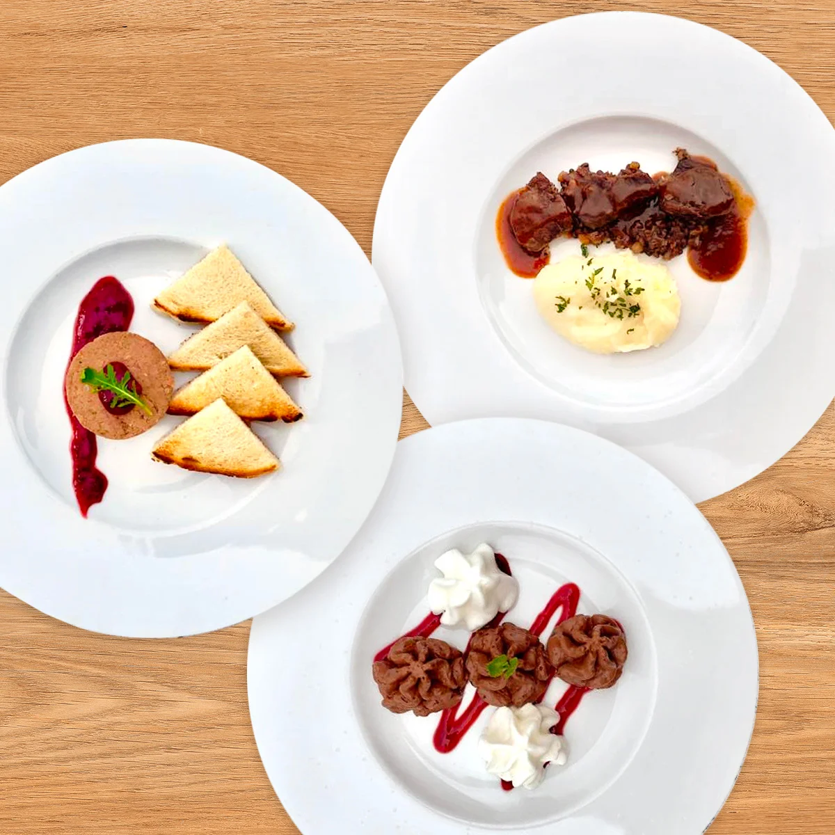 Menu o 6 chodech: líčka, burger i lahev vína pro dva - Obrázek 2