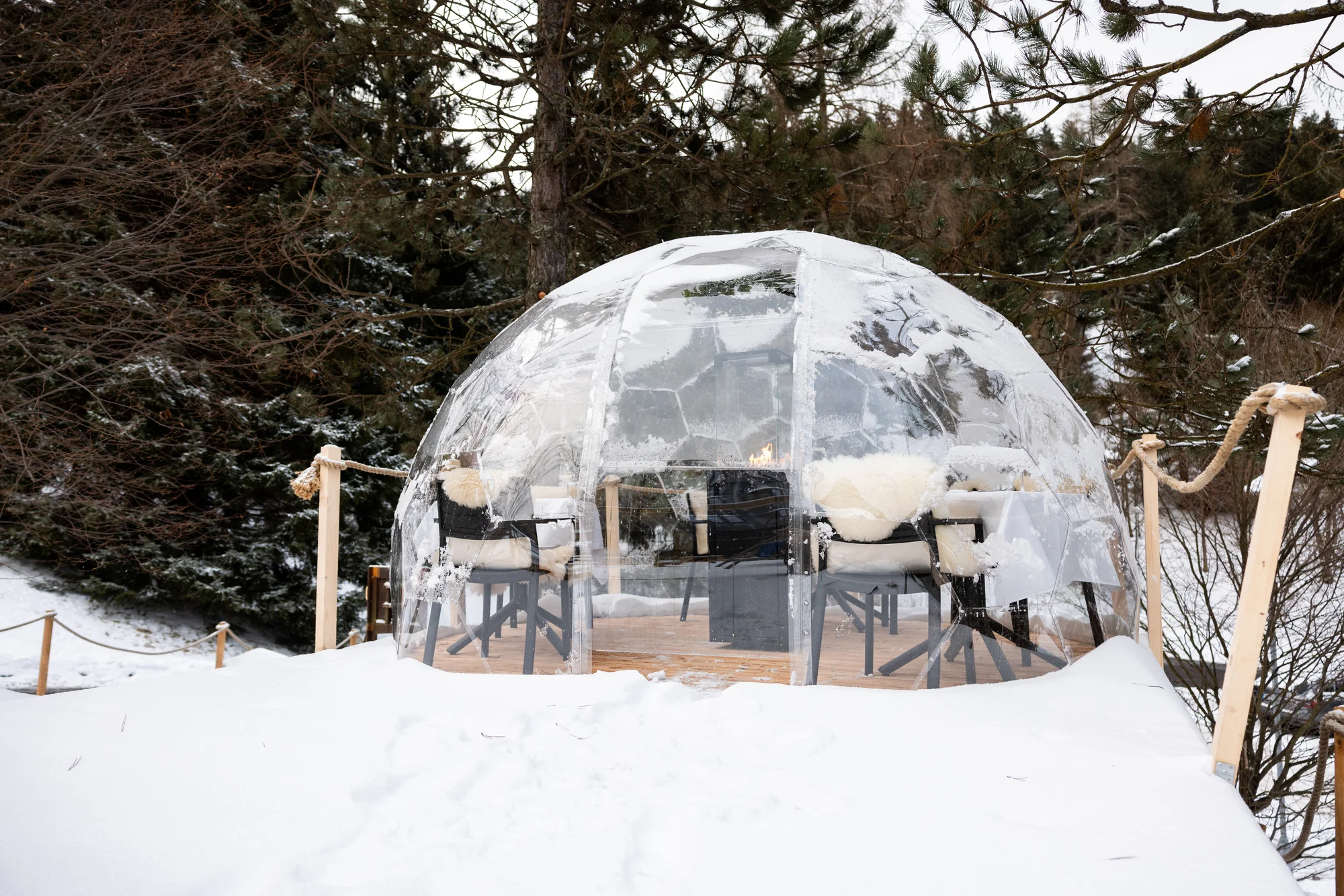 Čtyřchodové menu v iglú restaurace Končina - Obrázek 10