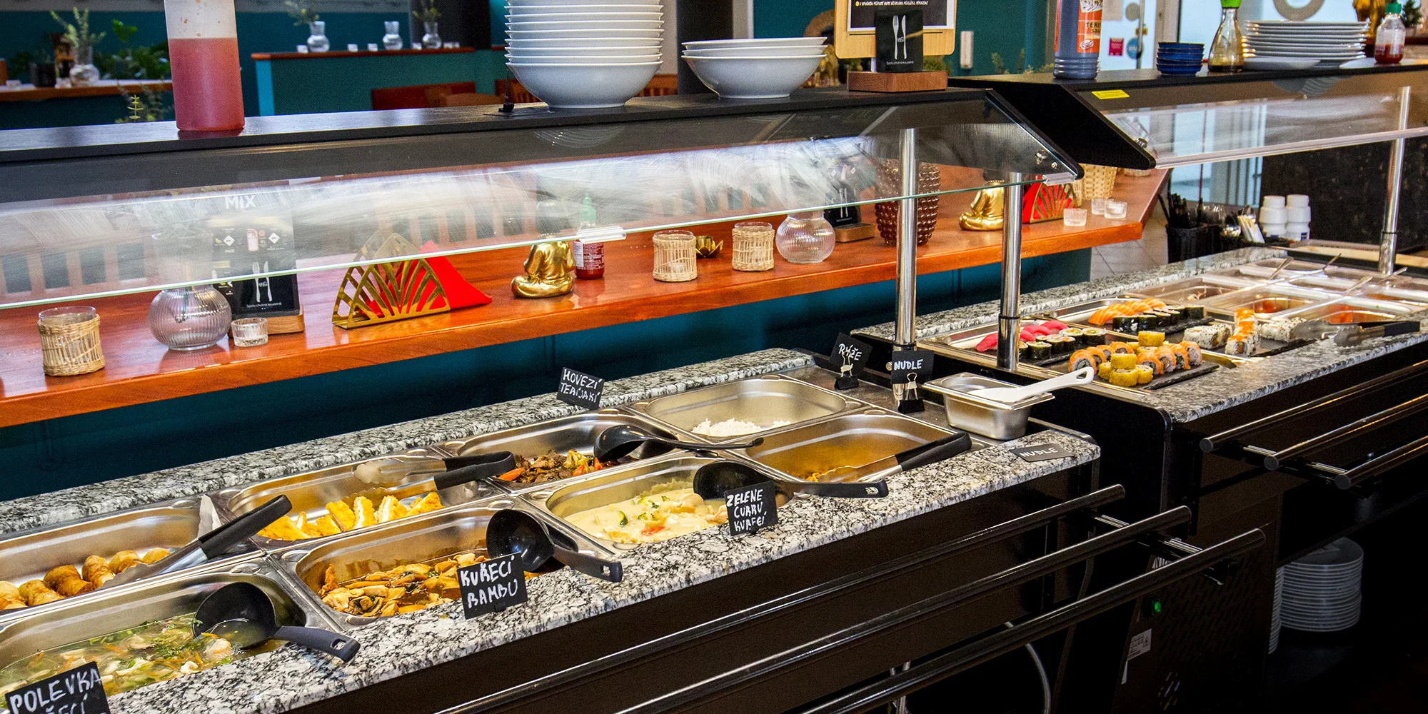Asijské all you can eat v centru Brna