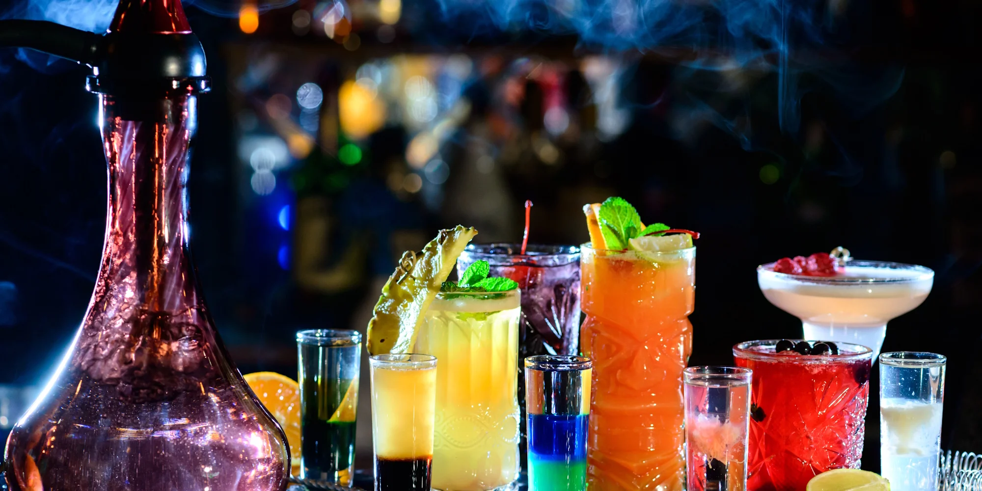 Večer s vodní dýmkou a drinky pro 2–4 osoby v Podolí