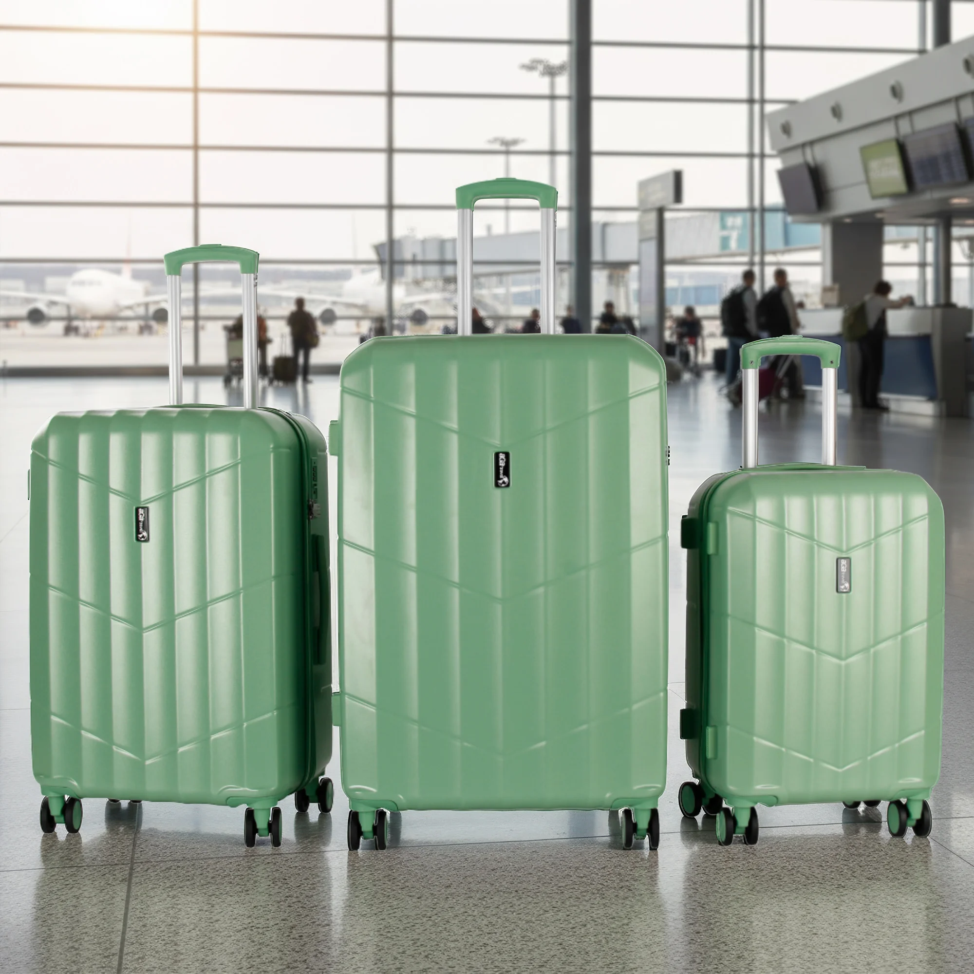 Skořepinové kufry v sadě, 33-93 l i doprava zdarma - Obrázek 2