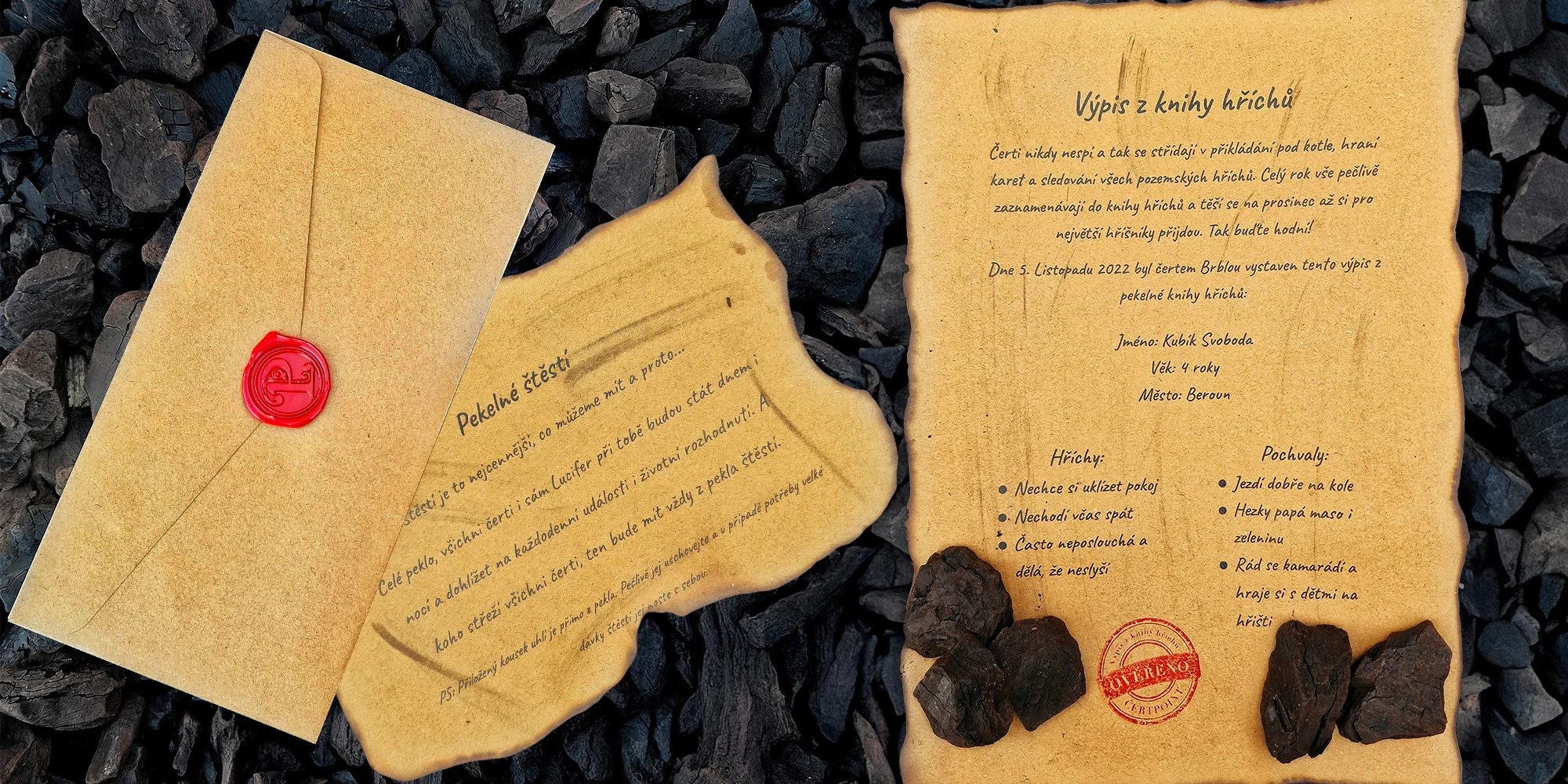 Výpis z knihy hříchů nebo přání z pekla štěstí