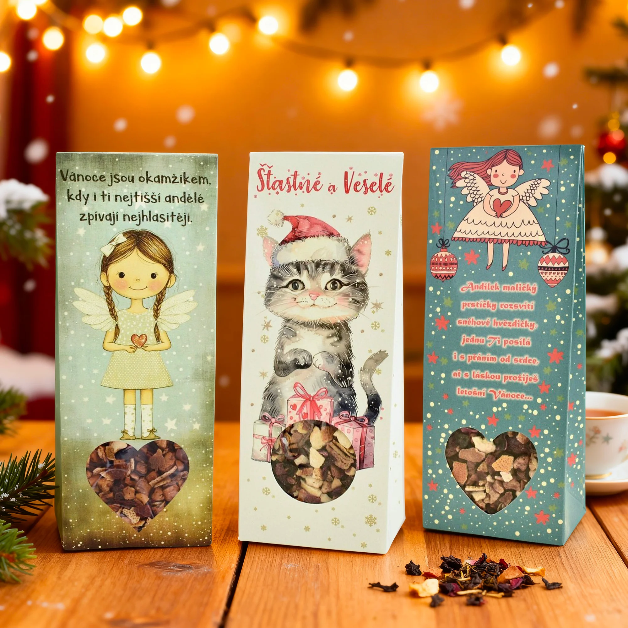 Vánoční balíčky: sypaný čaj, mletá káva i oříšky - Obrázek 2