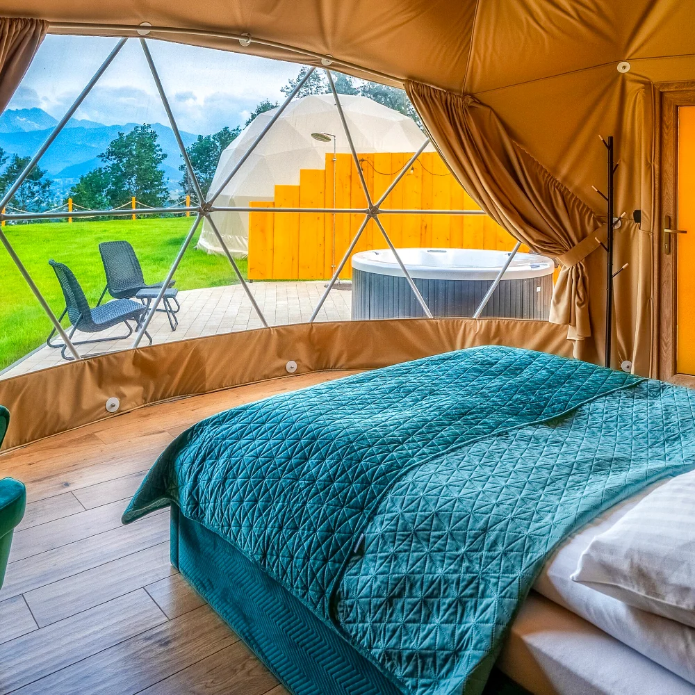 Luxusní kupole u Zakopaného s vířivkou i snídaní - Obrázek 2