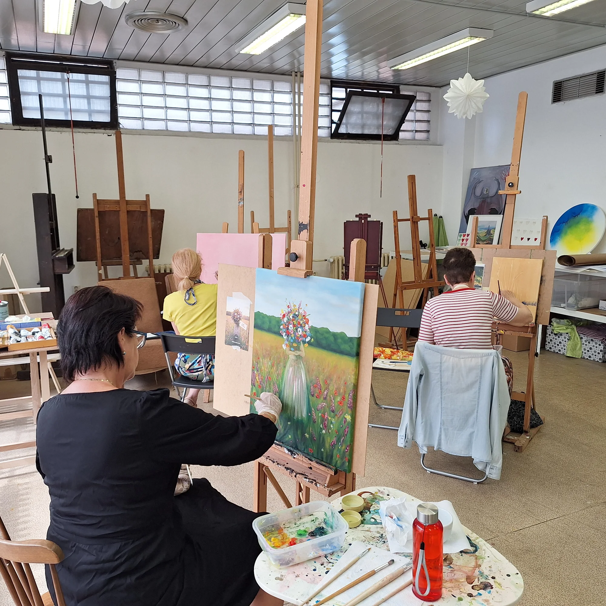 3hodinová lekce malování akrylovými barvami - Obrázek 4