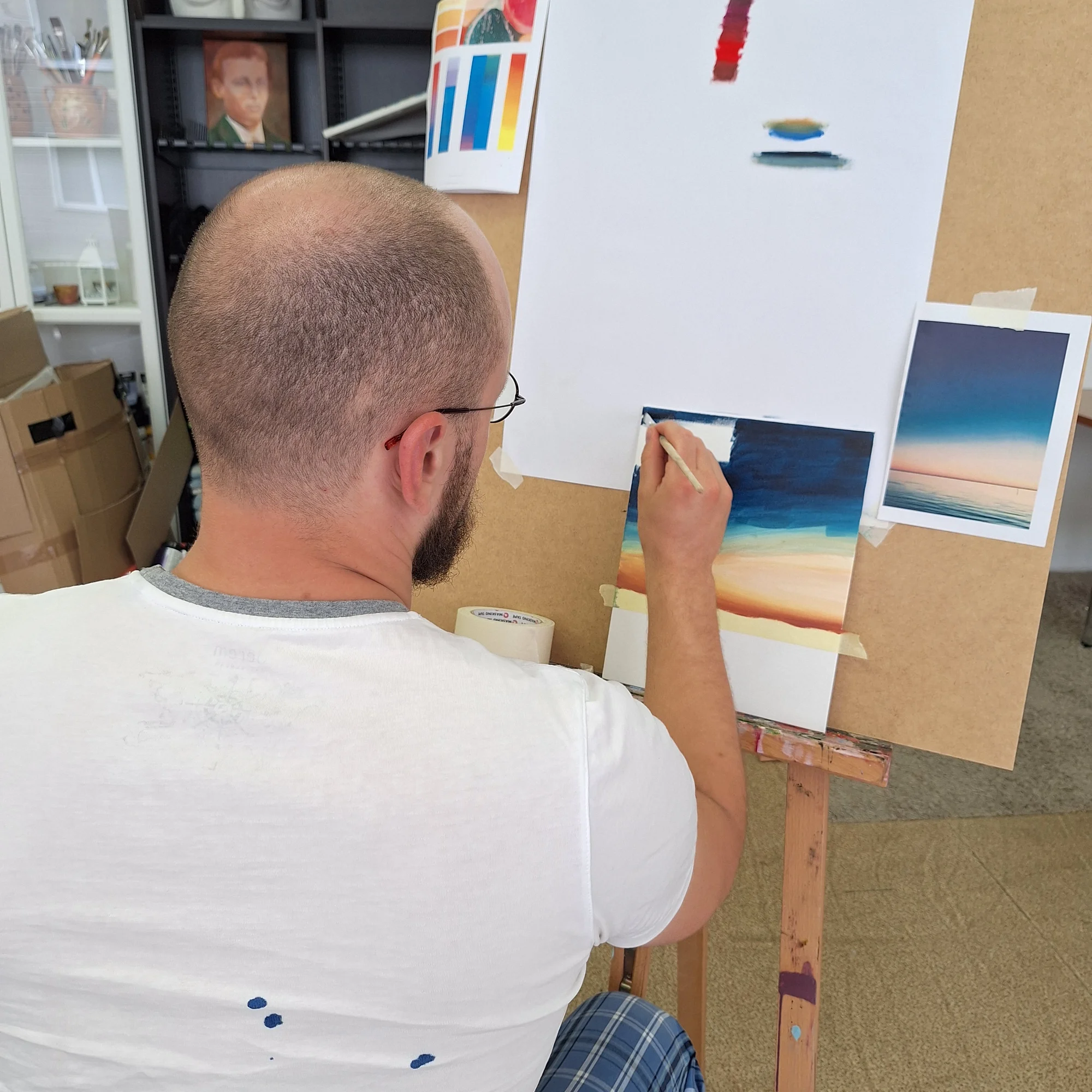 3hodinová lekce malování akrylovými barvami - Obrázek 5