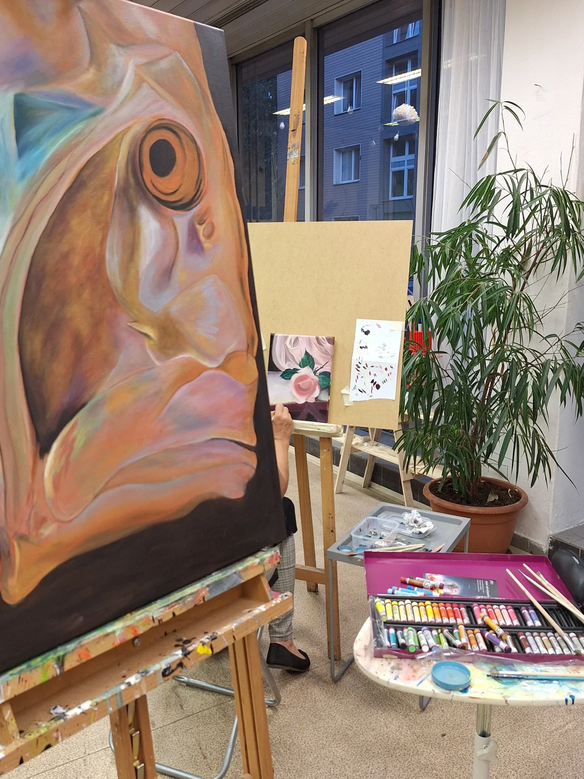 3hodinová lekce malování akrylovými barvami - Obrázek 3